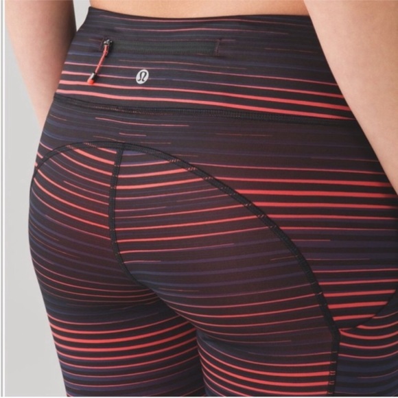 Lululemon Speed Tight IV Twisted Dune leggings full length Alarming Black size 4 - Picture 2 of 14